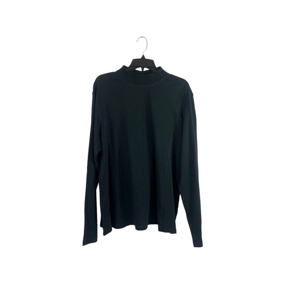 Westbound Women's Black Mock Neck Top - Picture 1 of 5